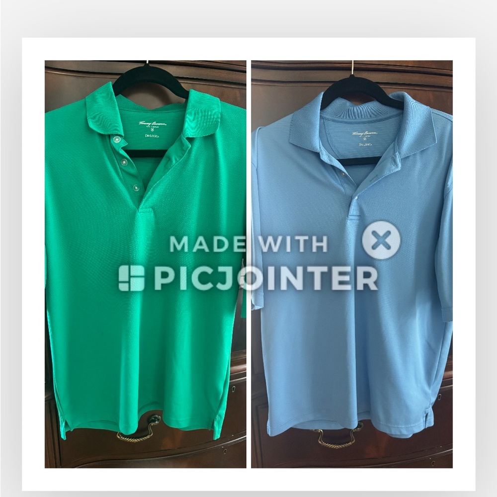 Tommy Armour Men's Polo Shirts - Green and Blue
